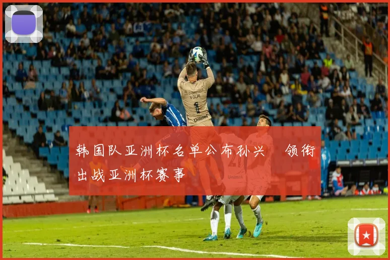 韩国队亚洲杯名单公布孙兴慜领衔出战亚洲杯赛事