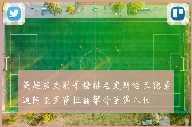 英超历史射手榜排名更新哈兰德紧追阿圭罗萨拉赫攀升至第八位